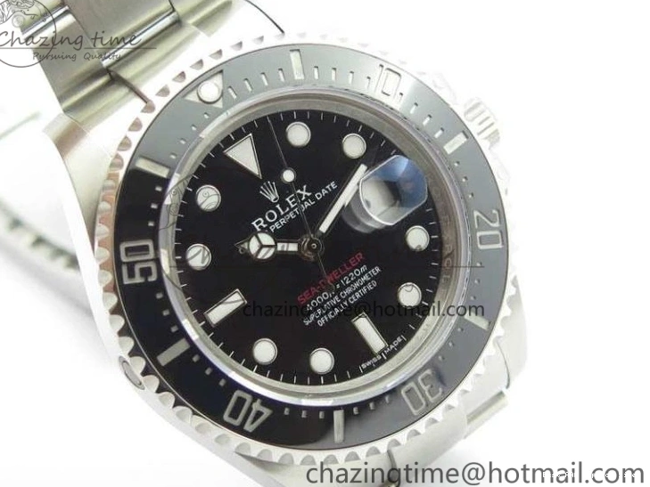 Best AAA Replica Sites SS 43mm Bracelet Dial 2017 Maker Best A StreetReady 3573 On 126600 BP Dweller Sea Edition Black 1:1 SS 1223